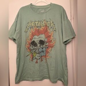 American Eagle Metallica Oversized Tee